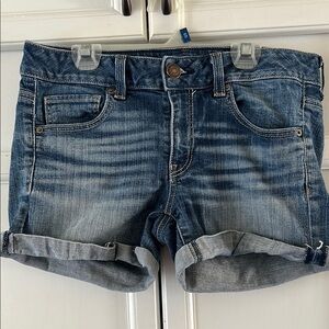 American Eagle Outfitters Dark Blue Jean Shorts